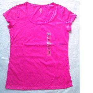 Imagin8 Women's Scoop Neck Tee, Heliconia